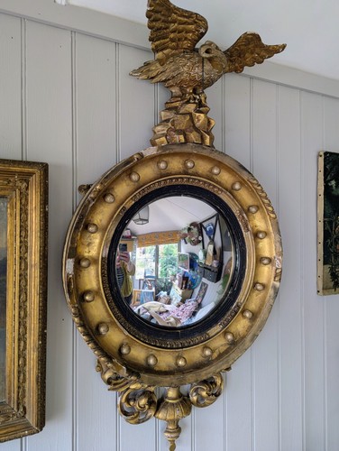 Antique regency convex carved - antique,