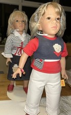 Rare 45cm Steiff by Götz Doll FABRIZIA 2003 Collection with stand - 03 69639