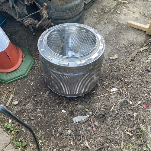 Fire pit washing machine drum - washing,