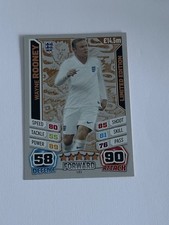 MATCH ATTAX ENGLAND WORLD CUP 2014 WAYNE ROONEY BRONZE LIMITED EDITION LE1B