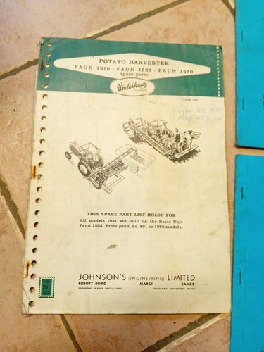 Johnsons potato harvester