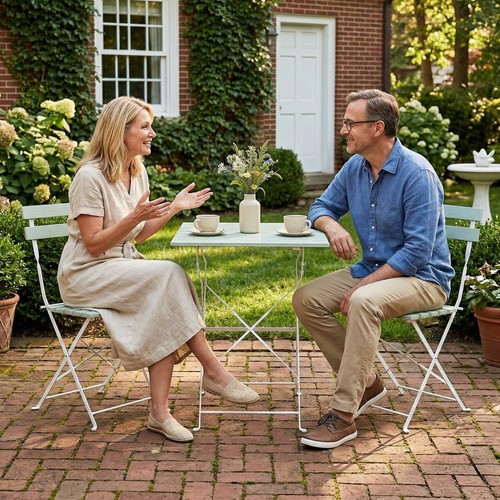 Outdoor bistro set folding - bistro,
