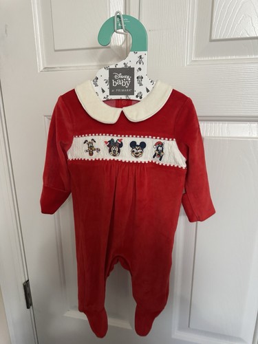 Disney baby primark red velour - primark,