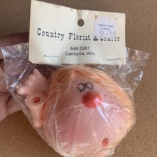 Vintage Doll 3" Fat Boy Head &