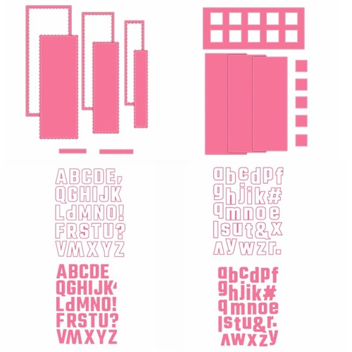 Uppercase lowercase alphabet - /,