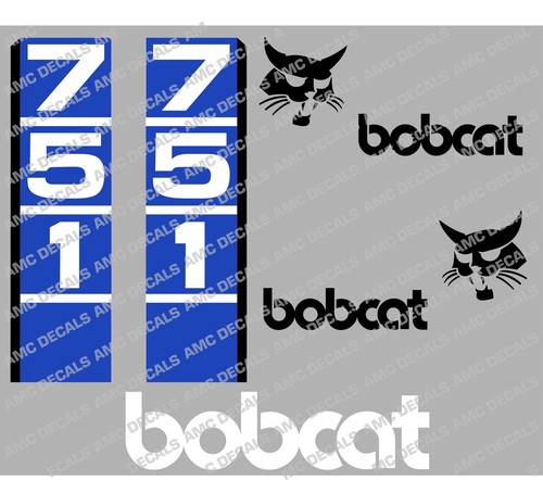 Bobcat 751 skid steer decal - 751,
