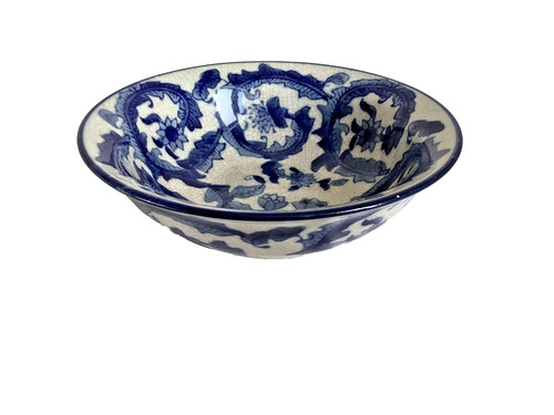Chinese bowl blue white - chinese,