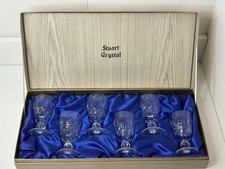Stuart Crystal Cherry Glasses Original Box