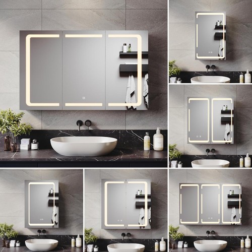 Illuminated bathroom mirror - illuminated,