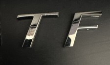 MG TF REAR BADGES, 'TF'
