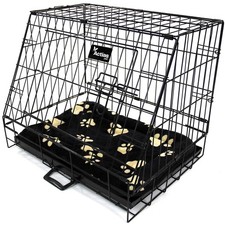Small Travel Dog Cage with Bed