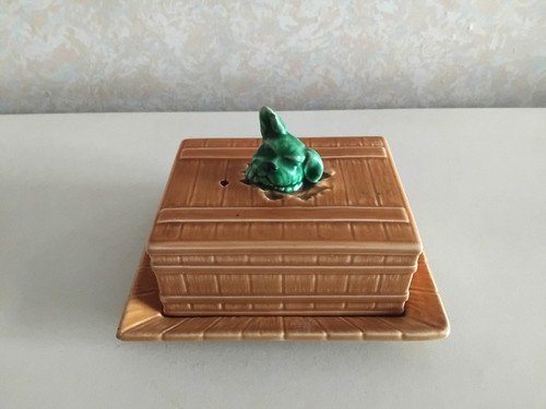 Sylvac lidded butter dish 1850 - sylvac,