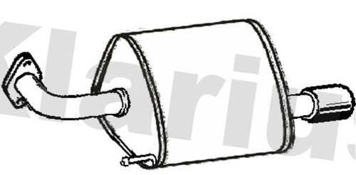 Klarius su111p muffler exhaust - klarius,