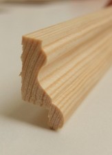29x16mm Rebated Dado Rail Timber Pine Wooden 1170mm x2 Picture Cladding Trim