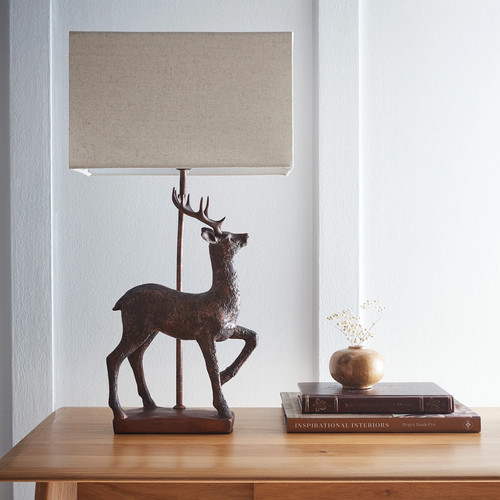 Stag red copper resin - resin, table