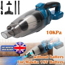For Makita 18V Battery Cordless Vacuum Cleaner Handheld With Attachments Blue UK