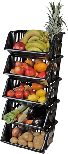 Vegetable storage basket black - storage,