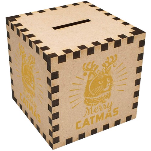 Merry catmas money box - catmas', /