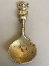 Victorian Lincoln Imp Gold / Brass Coloured Tea Caddy Spoon