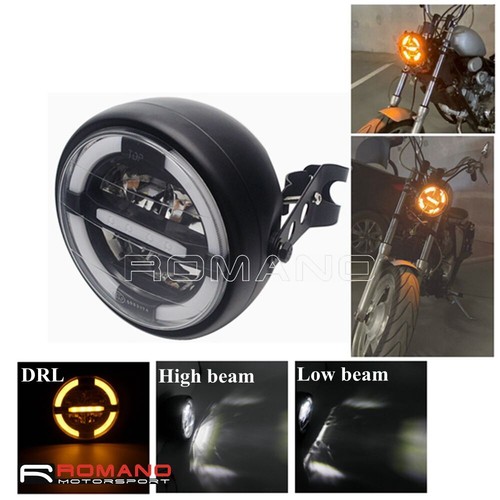Amber drl led headlights - amber,