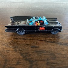 Husky Batmobile Diecast Car Collectible Vintage 1960s With Figures #507