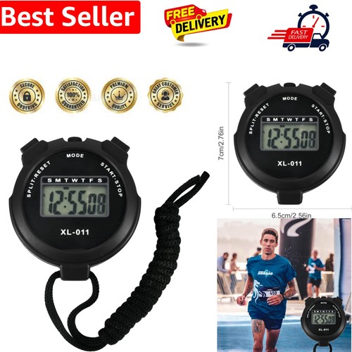 Digital sports stopwatch timer - digital,