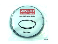 Vinod Black Rubber Gasket Seal For 2 and 3 Ltr INNER LID Steel Pressure Cooker