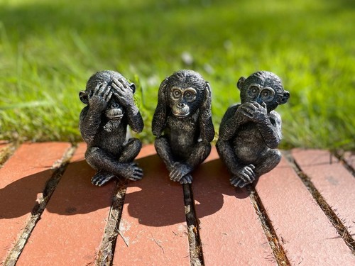 Three wise monkeys - three,