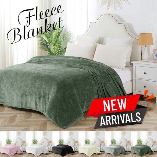 Fleece blanket sofa bed throws - blanket,