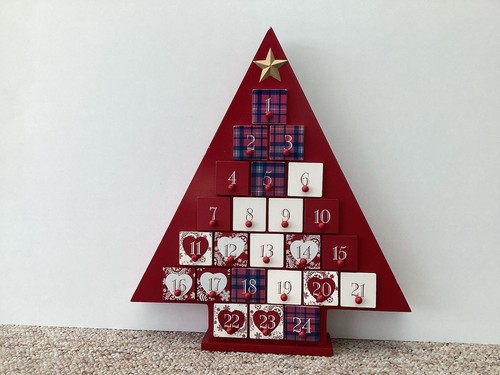 Wooden christmas advent - wooden,
