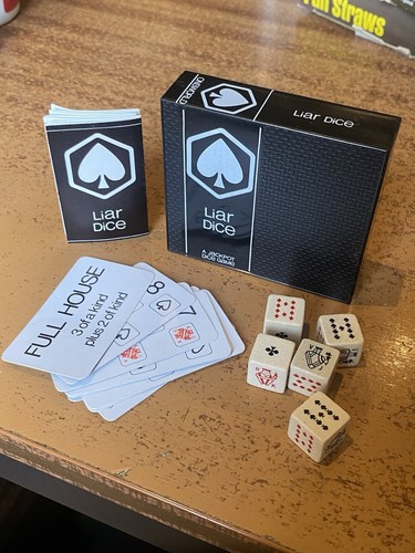 Vintage liar dice set 1976 - liar,