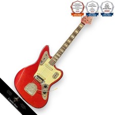 Fender 1969 Jaguar Candy Apple Red Maple Neck Alder Body Matching Head
