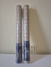2 Rolls Of Vintage Coloroll Ready Pasted Wallpaper Lisette Patterned