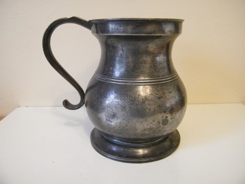 Antique pewter quart - antique,