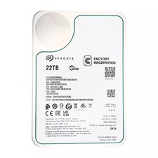 Seagate ST22000DM000C 22TB EXOS LFF 3.5in SATA-3 6G 7.2K 512MB HDD Under 10Hours