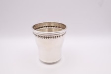 Antique French Continental Solid Silver Tumbler Cup Hallmarked