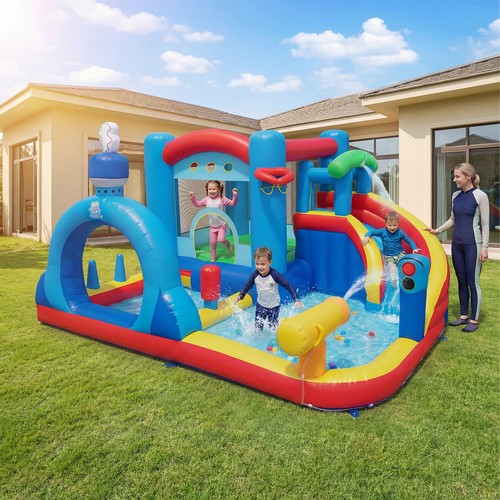 Inflatable water slide kids - water,