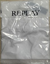 BNWT Replay Men’s Plain White Short Sleeve T-Shirt  Size M