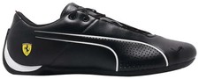 Size UK 12 - Puma Ferrari Future Cat Ultra Black Trainers Shoes Sneakers