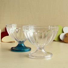Clear Ice Cream Dessert Cups 250ML Red Wine Goblet  Party Supplies