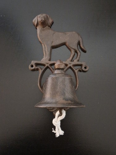 Cast iron door - iron, bell