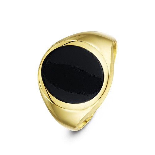 Men onyx stone oval - men's, oval-shaped