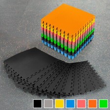 FORZA Interlocking Gym Flooring Tiles [60cm²] | SOFT EVA FOAM  – Shock Absorbing