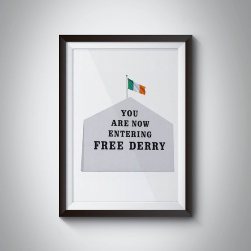 Free derry wall corner irish - derry,