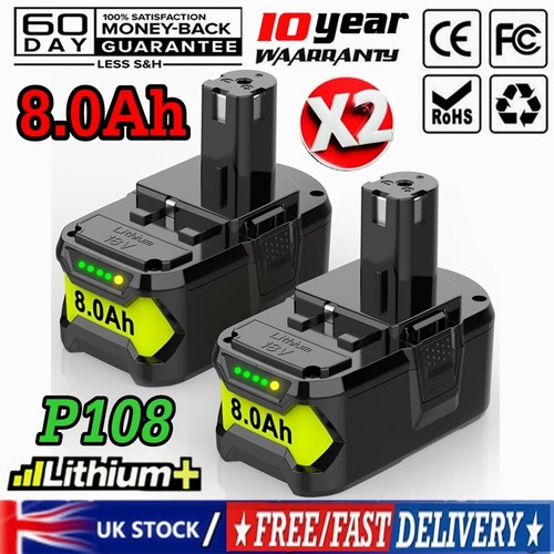 Pack battery 0ah for ryobi - 8.0ah,