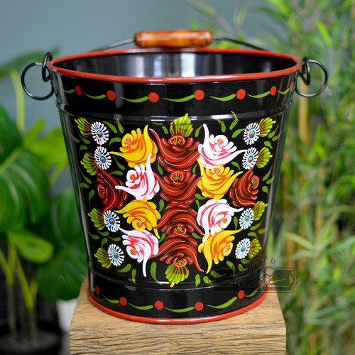 Hand painted black garden - hand,