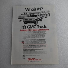 Vintage Print Ad Gmc Truck