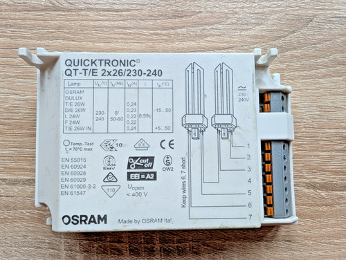 Osram quicktronic e - quicktronic, qt-t/e