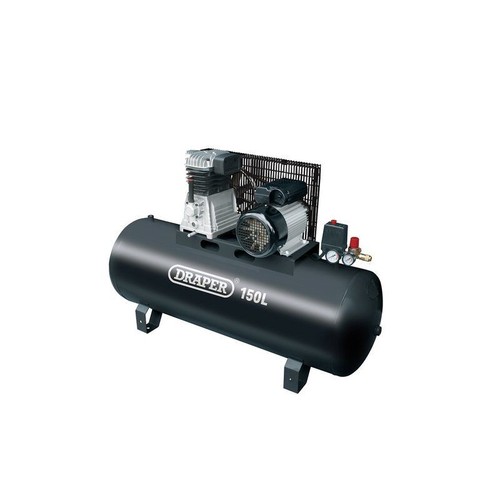Draper 150l belt driven air - draper,