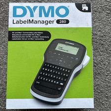 Dymo Label Manager 280 Rechargeable QWERTY Handheld Maker Printer D1 Tape